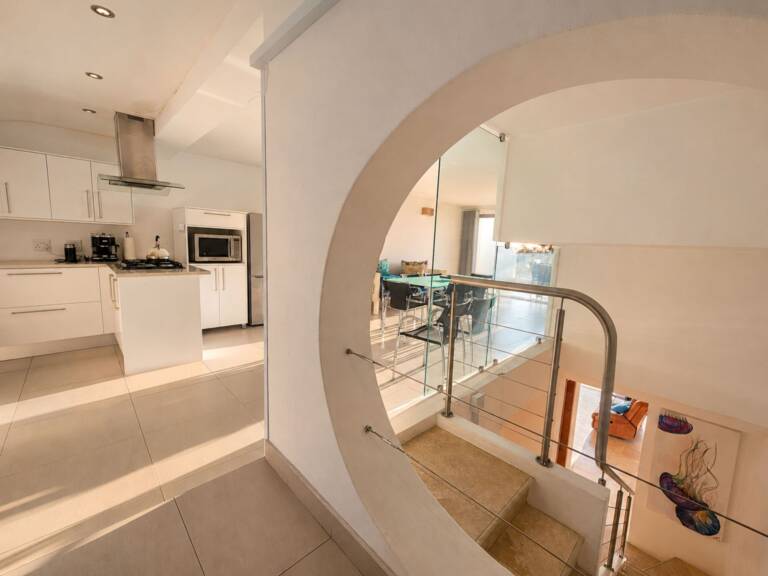 24 gordonia gordons bay 13 upper floor kitchen and braai with sea view 1 768x576