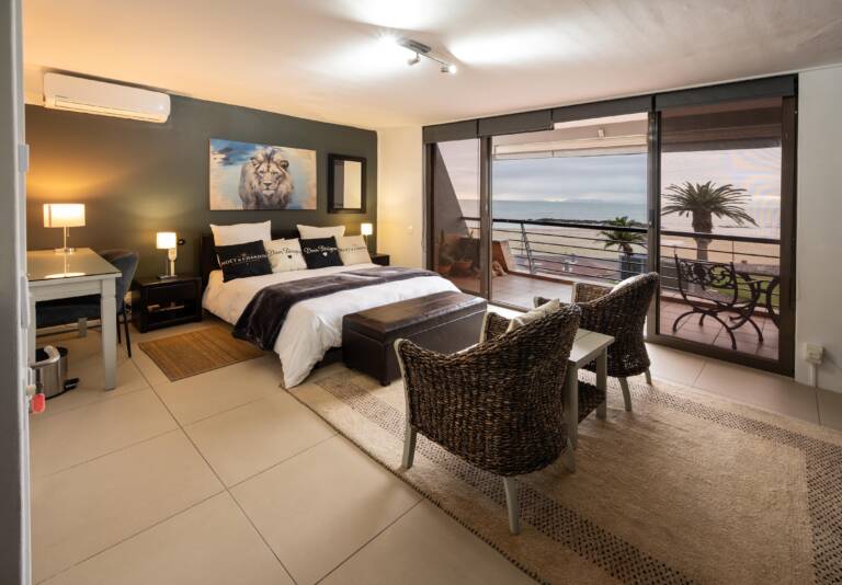 beach2anchor gordons bay 08 bedroom with sea view balcony 768x534