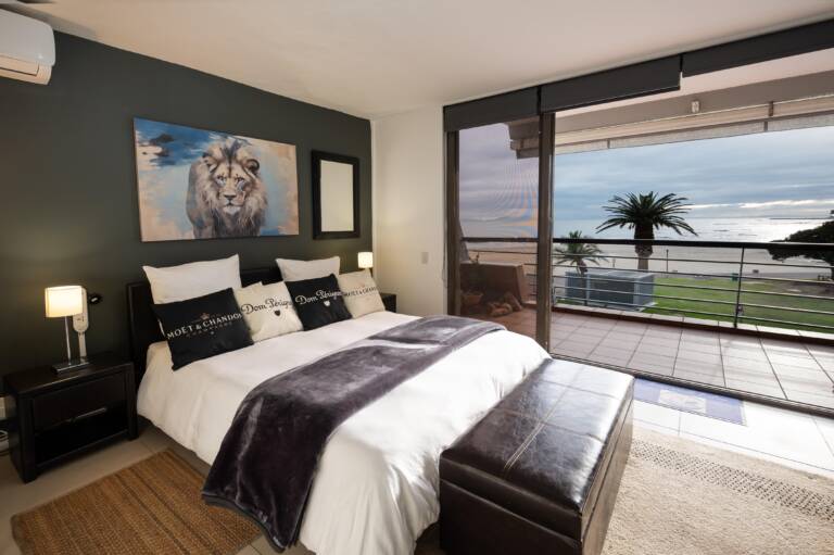 beach2anchor gordons bay 09 bedroom with private sea view balcony 768x511