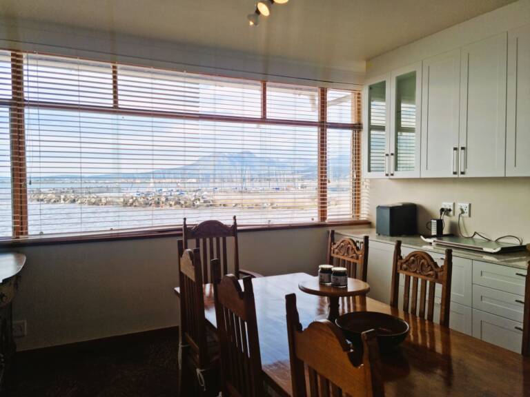 bikini beach holiday home gordons bay 22 kitchen with ocean view 768x576