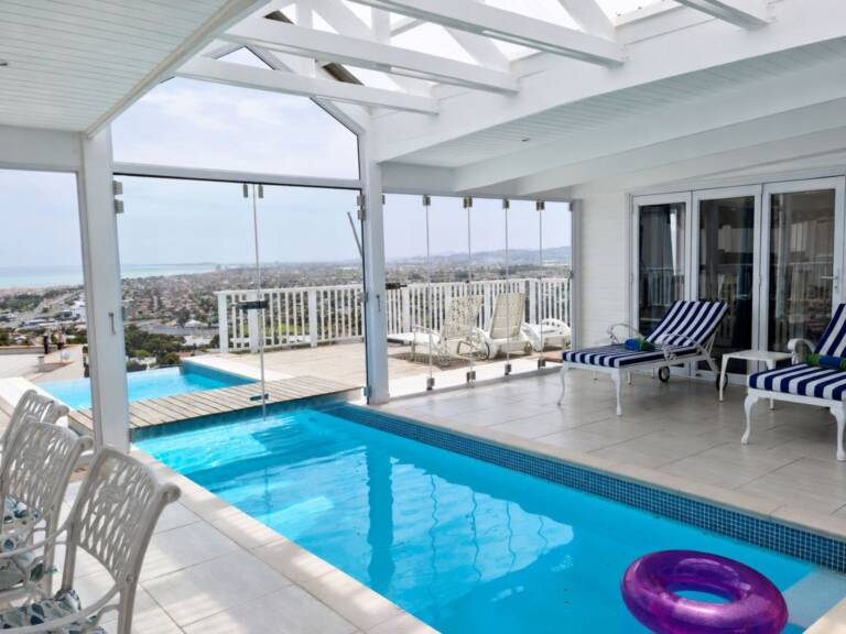 bolussi house gordons bay 34 undercover indoor pool with sea view 768x576