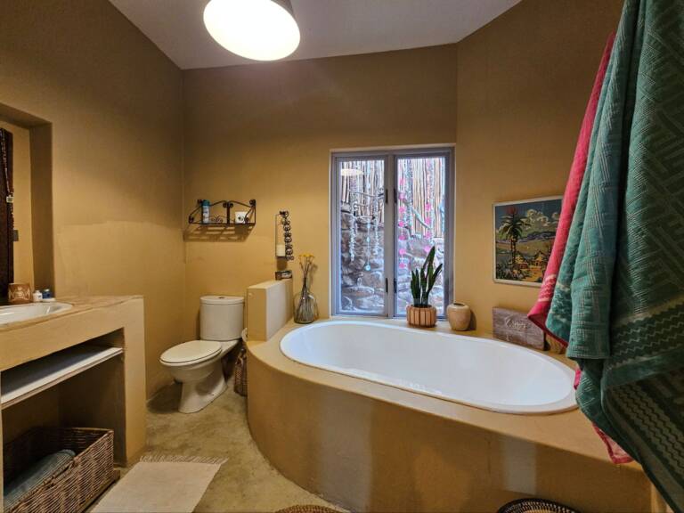 cardamom cottage gordons bay 19 bathroom with garden view 768x576