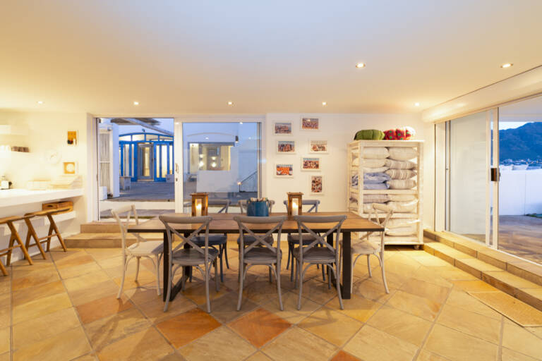 casa blanca gordons bay 06 dining area with open plan 768x512
