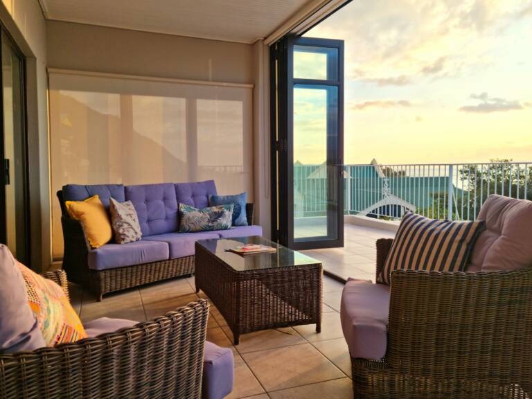 die braaihuis gordons bay 03 private veranda with comfortable furniture 768x576
