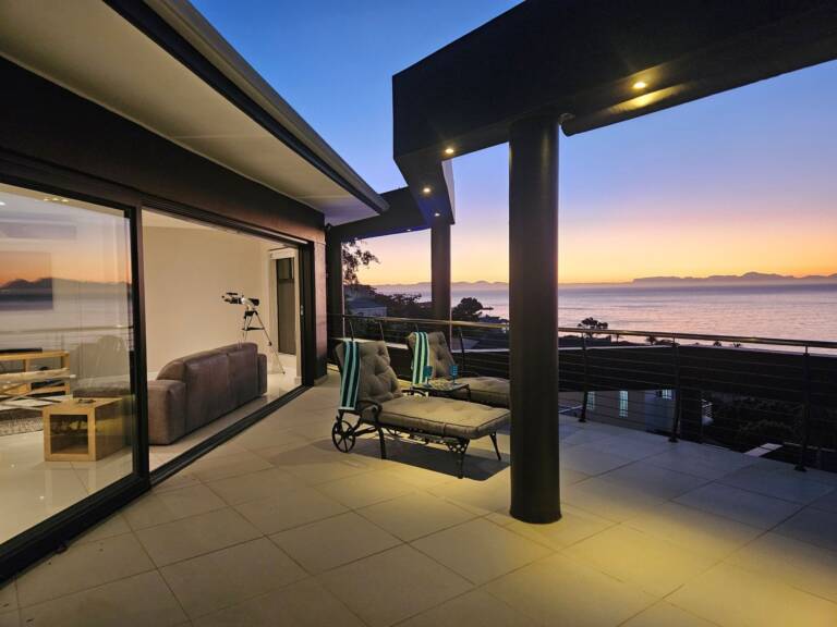 sugar beach penthouse gordons bay 01 balcony with panoramic ocean views 1 768x576