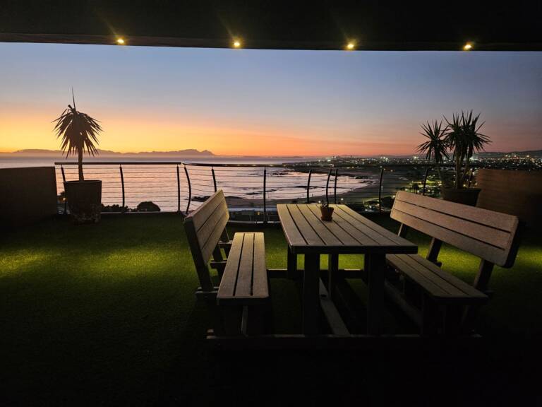 sugar beach penthouse gordons bay 03 sunset with sea views 1 768x576