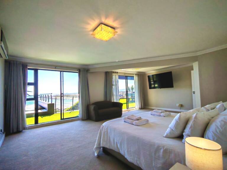 sugar beach penthouse gordons bay 29 master bedroom with king bed 1 768x576