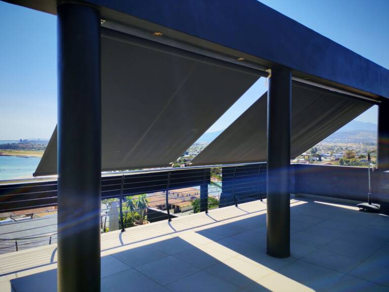 sugar beach penthouse gordons bay 47 shaded balcony with braai 1 768x576