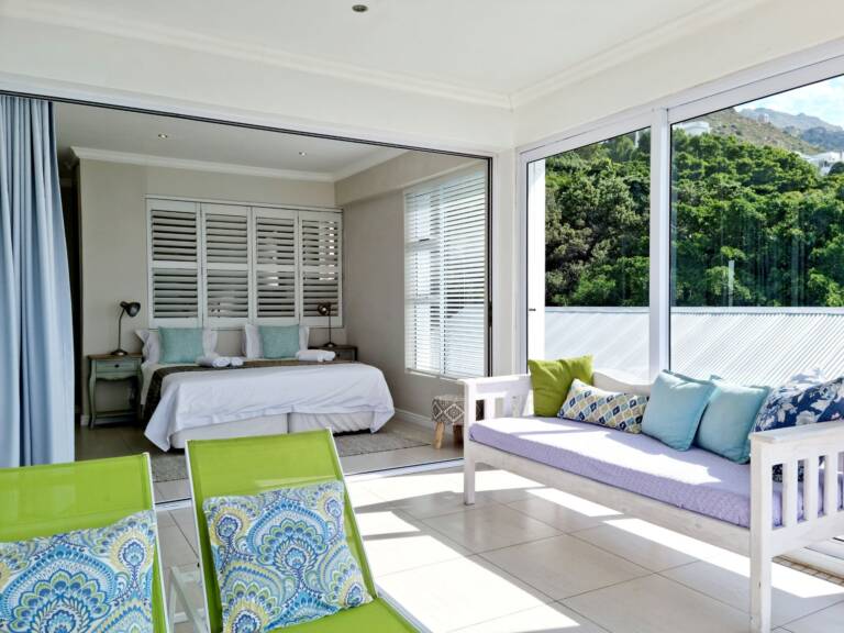 the penthouse gordons bay 08 bedroom with panoramic sea view 768x576
