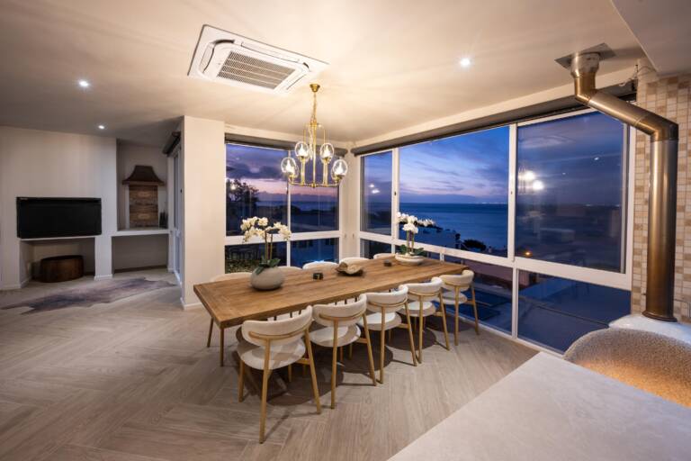 villa solara gordons bay 11 dining table with ocean view 768x512
