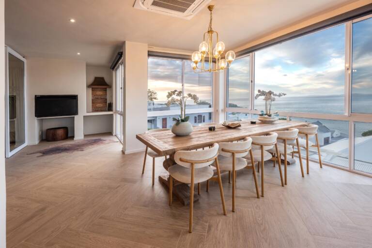 villa solara gordons bay 13 dining table with sea view 768x512