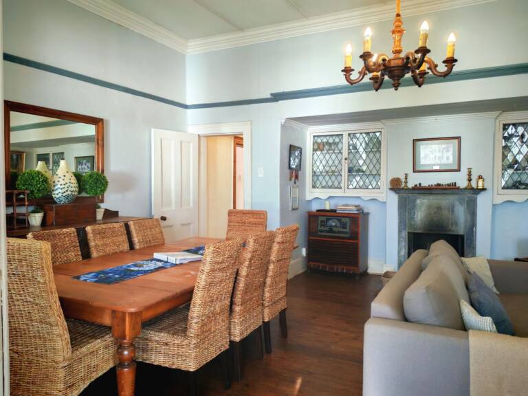 westbank private beach villa gordons bay 09 dining table with 8 seats  768x576
