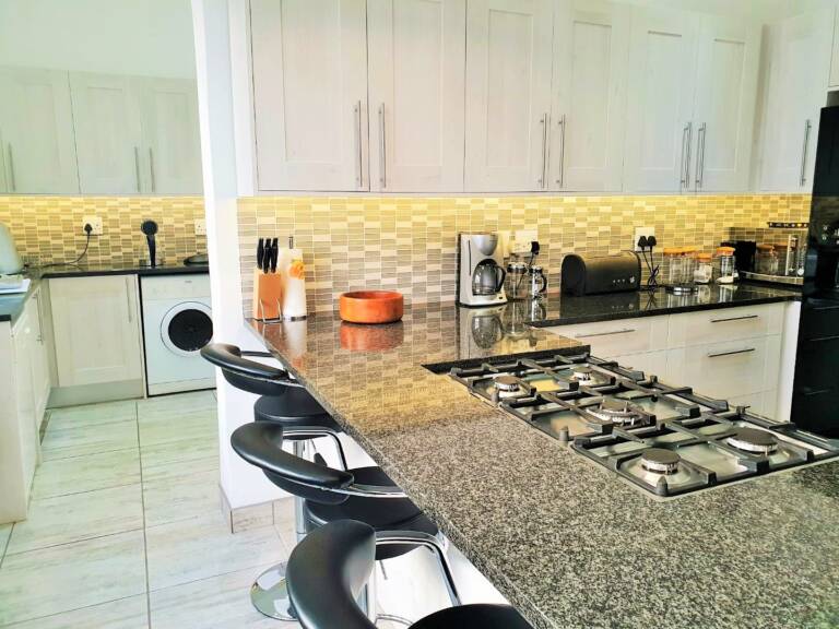 westbank private beach villa gordons bay 11 fully equipped kitchen with scullary room 768x576