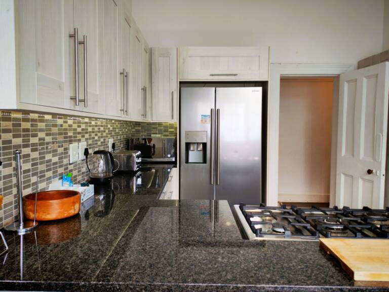 westbank private beach villa gordons bay 12 fully equipped kitchen with gas stove top 768x576