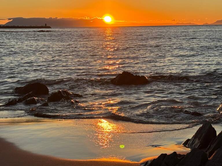 westbank private beach villa gordons bay 34 beach with sunset 768x576